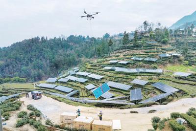 湖北秭歸光伏電站建設忙